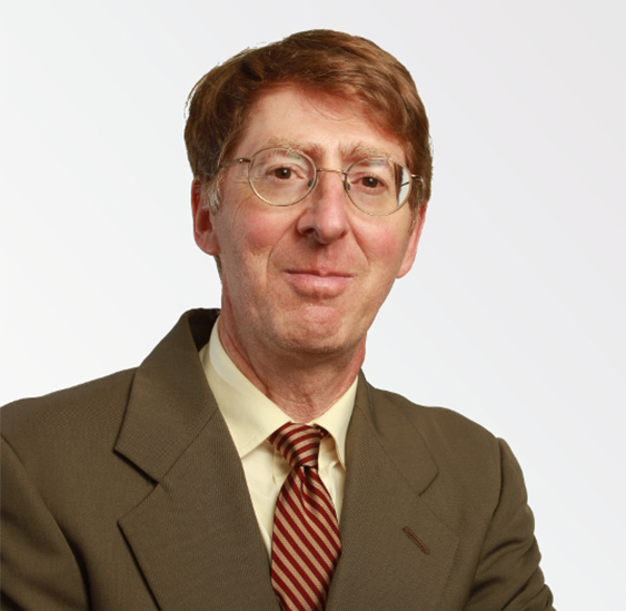 Man in suit with striped tie